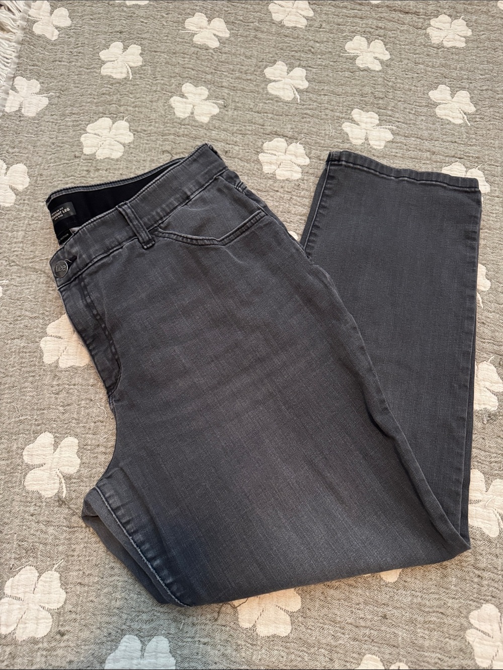Gray Lee Jeans plus size